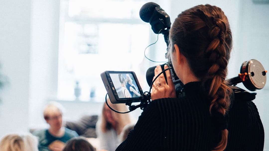 Image of a person filming